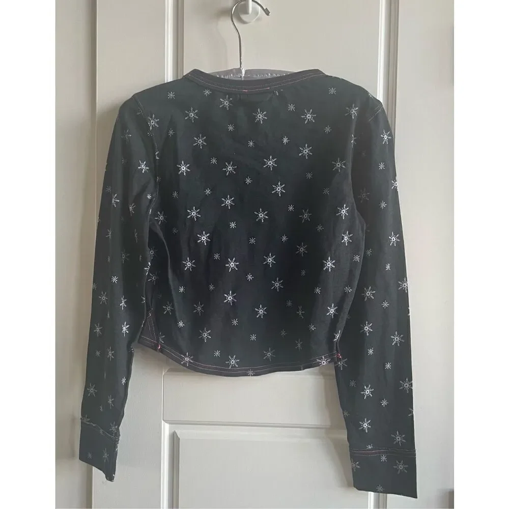 Free People Intimately Quilted Love Pajama Top